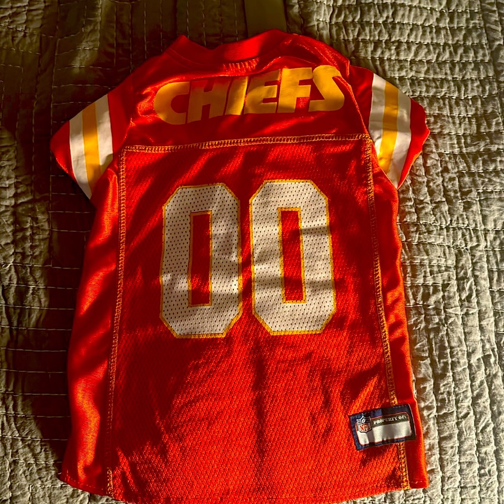 EUC Chiefs jersey for dogs Size L